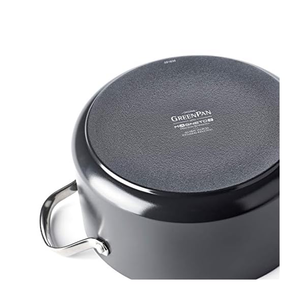 GreenPan-Casserole-Dish-with-Lid-Non-Stick-Toxin-Free-Ceramic-Casserole-Induction-Oven-Safe-Cookware-24-cm51-Litre-Grey GreenPan Valencia Pro Hard Anodised Healthy Ceramic Non-Stick 24cm / 5.1 Litre Stock Pot with Lid, PFAS-Free, Induction…