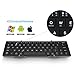 EC Technology Portable Bluetooth Keyboard, Foldable Wireless Keyboard for iOS/Android/Windows