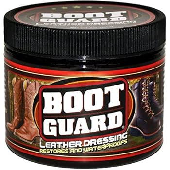 Boot Guard Leather Dressing: Restores and Conditions Leather Boots, Shoes, Automotive Interiors, Jackets, Saddles, and Purses 5 Ounce Jar