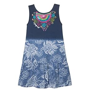 Desigual DESIGUAL GIRL KNIT DRESS SLEEVELESS (VEST_BLOEMFONTEIN) meisjes jurk