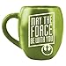 Vandor 99068 Star Wars Yoda 18 oz Oval Ceramic Mug, Green