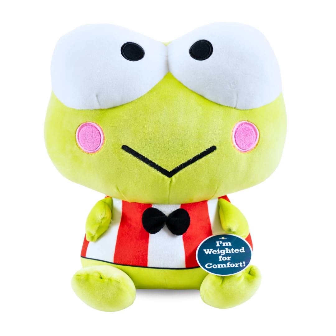 Franco Bedding Super Soft Calming 3Lb Weighted Cuddle Buddy, Comfort Pillow, Keroppi Image Franco Bedding Super Soft Calming 3Lb Weighted Cuddle Buddy, Comfort Pillow, Keroppi Image