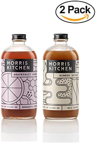 Morris Kitchen Whiskey Collection 2 Pack | Grapefruit &amp; Ginger Cocktail Mixer | Vegan Gluten-Free &amp; Non-GMO ( Whiskey Collection, 2 Pack)