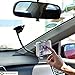 Universal Long Armed Double Clip Phone Cradle Holder Mount Stand for Cars/Boats fits up to 6-Inch Smartphones, Samsung Phones, Any iPhone and Any GPS Devices