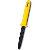 CANARY Corrugated Cardboard Cutter Dan Chan, Safety Box Cutter Knife [Non-Stick Fluorine Coating Blade], Made in Japan, Yello