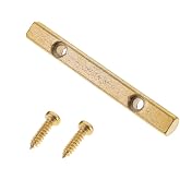 DIAO79NI 48mm Brass String Retainer Bar, Gold, for Floyd Rose Style Tremolo | Headstock Tension Bar/String Guide for Double-Locking Tremolo Systems