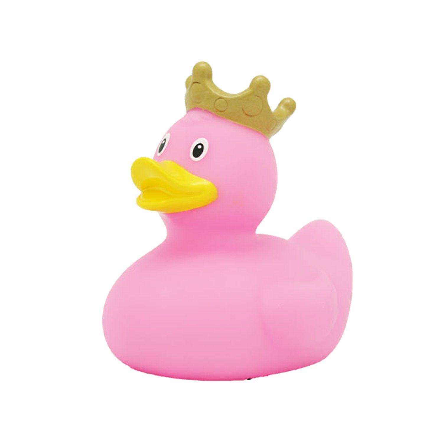 Lilalu 8 x 8 cm/50 g Collector and Baby Crown Rubber Duck Bath Toy (Rose)