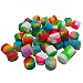 YHSWE 100Pcs 2ml Non-stick Silicone Oil Kitchen Concentrate Container Mini Round Multi Use Storage Jar Assorted Random Color