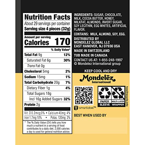 Toblerone Tiny Chocolate Variety Pack of White, Dark and Milk Chocolate