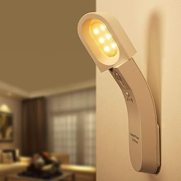 Amazon Ledセンサーライト 運動センサー Usb充電式 キャビネットライト Led ナイトライトナイトライト ベッドサイドランプ 室内夜間照明 夕暮れから夜明けまで 光制御センサー カップ式キッチン 食器棚 階段 寝室 ルーメン50 Neporal セキュリティ センサー