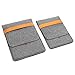 TOPHOME Felt Sleeve Case Bag Leather Lock Compatible for IPad Mini 5/4/3/2 (2013-2019)/ Fire HD 8, Protective Cover for 7.5-8.6