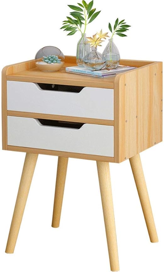 Amazon Com Carriemeow Bedside Table Drawer Cabinet Bedside