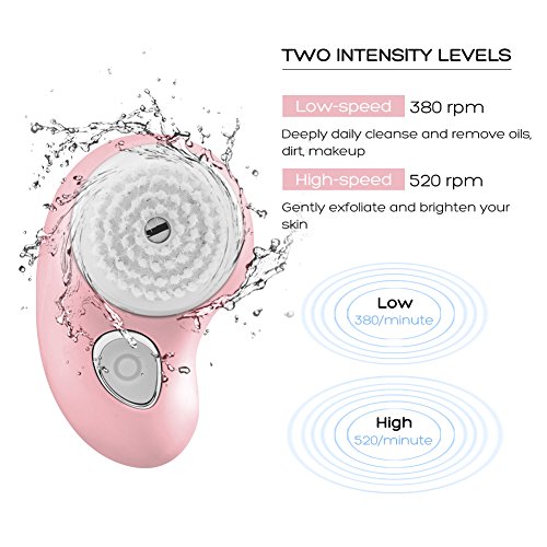 image for ZLiME Sonic Facial Cleansing Brush Waterproof Deep Cleaning Pore Spini