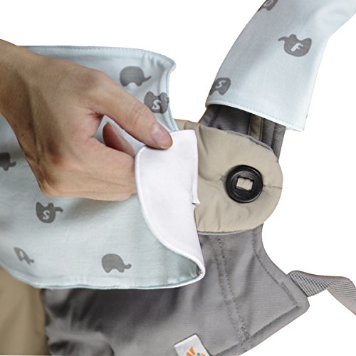 image for Grop Baby Drool and Teething Pad, Organic Cotton 3-Piece Gift Set for 
