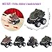 Oiuros Pull Back Dinosaur Cars, Dinosaur Cars Toys with Big Tire Wheel for 3-14 Year Old Boys Girls Creative Gifts, 6-Pack