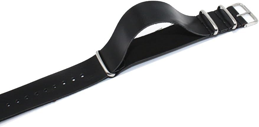 JasmineLi New Fasion Forward NATO Zulu Leather Straps Watch Band Stainless Steel