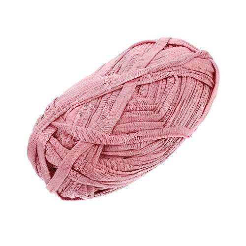 Beatifufu DIY Craft Rope Cotton Yarn for Crocheting 1 Roll Woven Fabric Line Perfect for Knitting