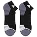 adidas Men's Superlite Prime Mesh Low Cut Sock (2-Pair), Black/Onix/White, Large, (Shoe Size 6-12)