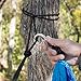 Fox Outfitters Neolite Double Camping Hammock – Lightweight Portable Nylon Parachute Hammock for Backpacking, Travel, Beach, Yard. Hammock Straps & Steel Carabiners Includedthumb 3