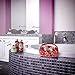 Birthday Gifts from Son, Home Spa Gift Basket, 8pc Bath & Body Set for Women & Men, Exotic Pomegranate Scent, Shower Gel, Bubble Bath, Lotion, Bath Salt, Body Scrub, Towel, Cosmetic Bag & Wood Case