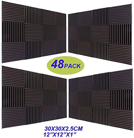 Acoustic foam product for reducing echoes, high quality, priced at $45.99 as of Aug 09, 2023.