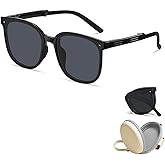 Carry Polarized Mini Folding Sunglasses Women Polarized UV Protection Trendy Designer Sun Glasses