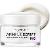L'Oreal Paris Wrinkle Expert 55+ Anti-Wrinkle Eye Cream with Calcium, Reduce Crow's feet, 0.5 Oz