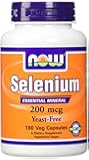 NOW Selenium (Yeast Free) 200 mcg 180 vcaps