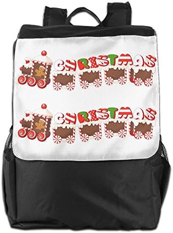 Christmas Candy Cokies Lightweight Durable Travel Hiking Backpack Daypack