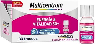 Energía Y Vitalidad 50+, Complemento Líquido, 30 Frascos