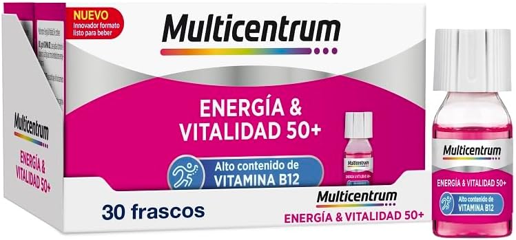 Energy & Vitality 50+, Suplemento Líquido, 30 Frascos