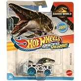 Hot Wheels Racer Verse, Jurassic World Rebirth Mosasaurus, New for 2025 Character Car, Diecast Vehicle