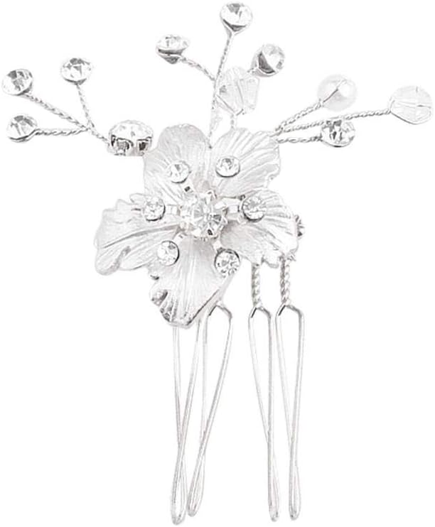 Chowaway Women Hairpin Girls Hair Clips Decorative Hair Combs Hair Sticks for Wedding