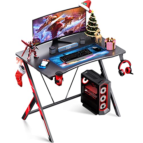 Motpk Gaming Desk 31 inch, Small Gaming Desk for Kids, Gift Idea, PC