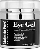 Eye Gel From Majestic Pure Offers Potent Anti Aging & Skin Firming Gel Cream For Dark Circle Eyes, Wrinkles, Eye Puffiness & Loss of Tone and Resilience, 1.7 fl. oz.