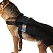 EXCELLENT ELITE SPANKER Tactical Dog Vest Training Military Patrol K9 Service Dog Harness Adjustable Nylon Dog Harness with Handle(Black-L)