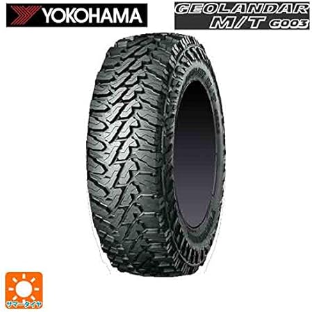 Amazon サマータイヤ 33x12 50r17 Lt 1q ヨコハマ ジオランダー M T G003 ブラックレター Geolandar M T G003 タイヤ 車 バイク