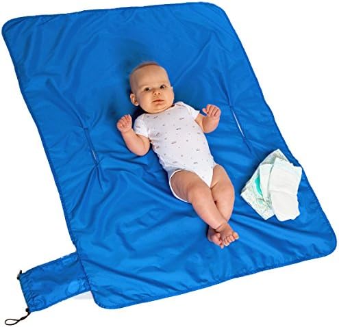 Compact Changing Mat by Cossettie - 3 color options - ripstop nylon, extra large, portable