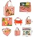 Sewing Kit for Kids Beginners 3 Pack Girls Sewing Project Pattern Bag Handbag by MeMo Toys (Set3)