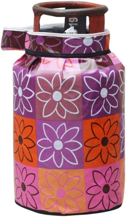 TIB Lpg PVC Gas Cylinder Cover (25 * 21 inches), Multi