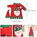 Wine Bottle Cover,Justdolife Christmas Bottle Covers Hat Cover Scarf Cover for Xmas Party Kitchen Table Decor Hotel Bar