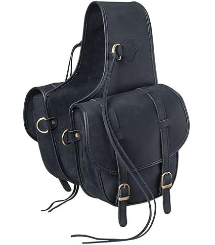 Sacoches latérales de selle de moto – Sac de selle souple en cuir PVC pour Harley