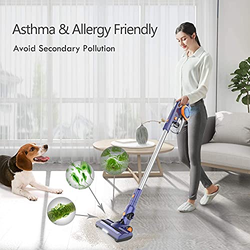 ORFELD Cordless Vacuum, 18000pa Stick Vacuum 4 in 1, Up to 50 Minutes