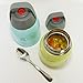 MIU COLOR 20 oz Food Jar Braised Beaker, Vacuum Insulated Stainless Steel Cooking Thermos, BPA Free leak proof, Aqua Blue