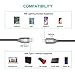 Metrans Direct Compatible USB C Charging Cable 6FT Grey Nylon Braided