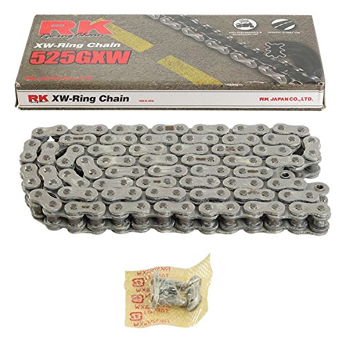 New RK 525GXW Chain 108 Link for Honda CB 600 F Hornet 04-06, CB 750 Nighthawk 91-03, CBR 600 F3 95-98, CBR 600 F4 99-06, CBR 600 RA ABS 15-16, CBR 600 RR 03-18, CBR 650 F 14-16