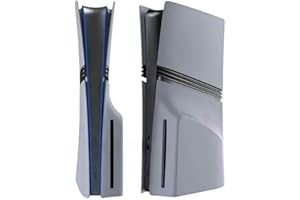 LOVINGLULU PS 5 Anniversary Limited Edition Grey Face Plates Cover Shell Case for Play Station 5 Pro Console (Disc)