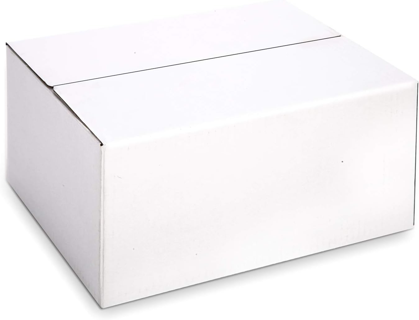 KAKA SENLIN Cardboard Boxes 9 x 6 x 4 inches Shipping Boxes White Kraft Corrugated Small Mailer Boxes Attach Memo Stickers, 25 Pack: Home Improvement