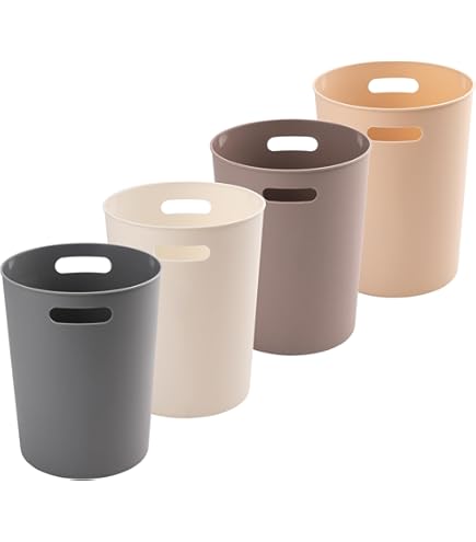 IKEA FNISS Waste Sorting Bin - 10L Durable Plastic Trash Bin, White/Black For Paper Recycling