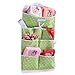 Household Foldable Essentials Hanging Organizer Storage Toiletry Travel Bag for Men and Women - Store Travel Accessories, Jewelry, and Cosmetics - Green color